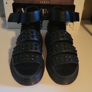 Dr. Martens Liza Black Studded Sandals